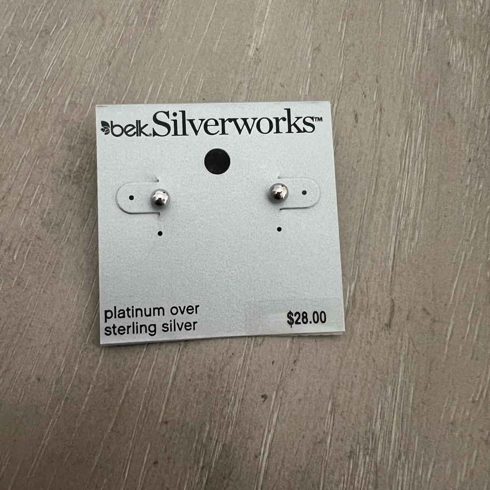 Belk Silverworks silver stud earrings